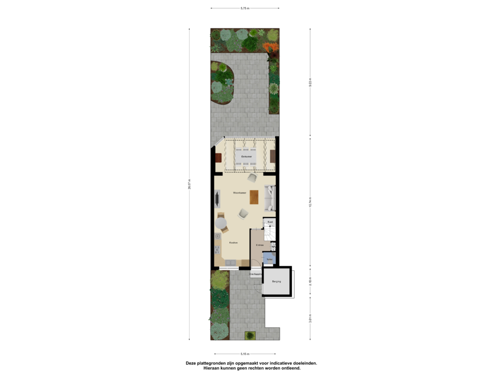 Bekijk plattegrond van Begane Grond _ Tuin van Geullestraat 83