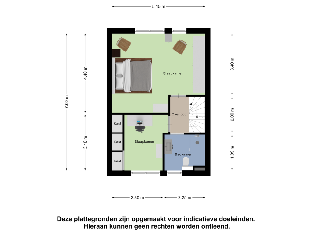 Bekijk plattegrond van Eerste Verdieping van Geullestraat 83