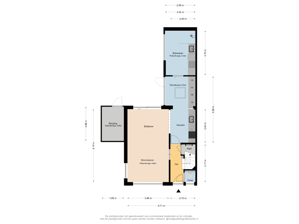 Bekijk plattegrond van Begane grond van Larixstraat 26