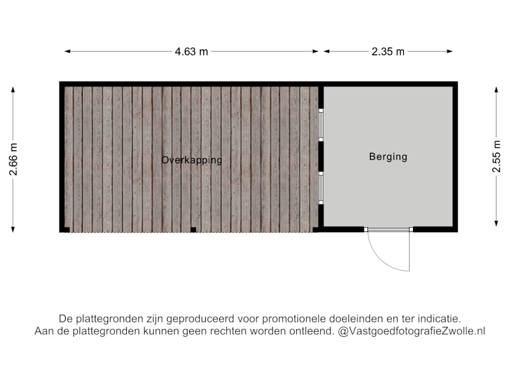 Bekijk plattegrond van Berging van Larixstraat 26