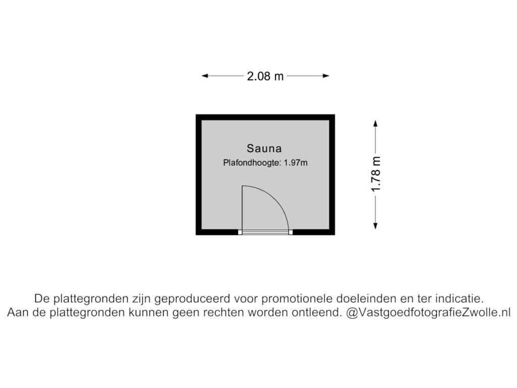 Bekijk plattegrond van Sauna van Larixstraat 26