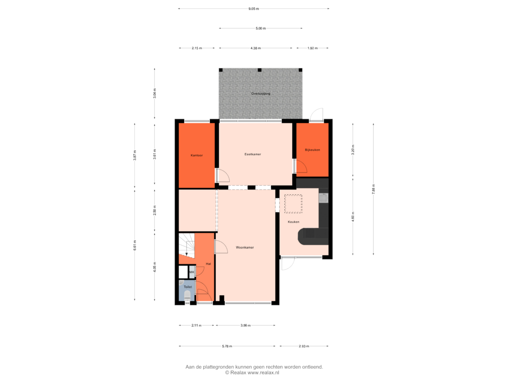 View floorplan of Begane grond of De Mast 10