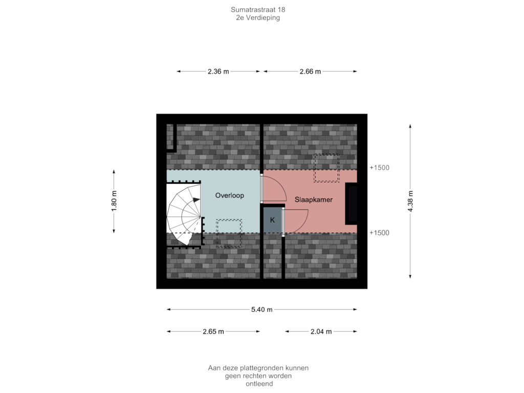 Bekijk plattegrond van 2e Verdieping van Sumatrastraat 18