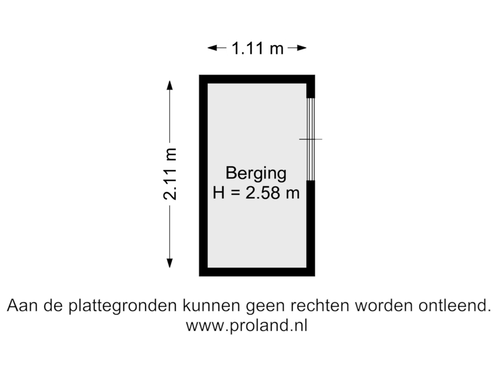 Bekijk plattegrond van Berging van Spieghelstraat 14-28