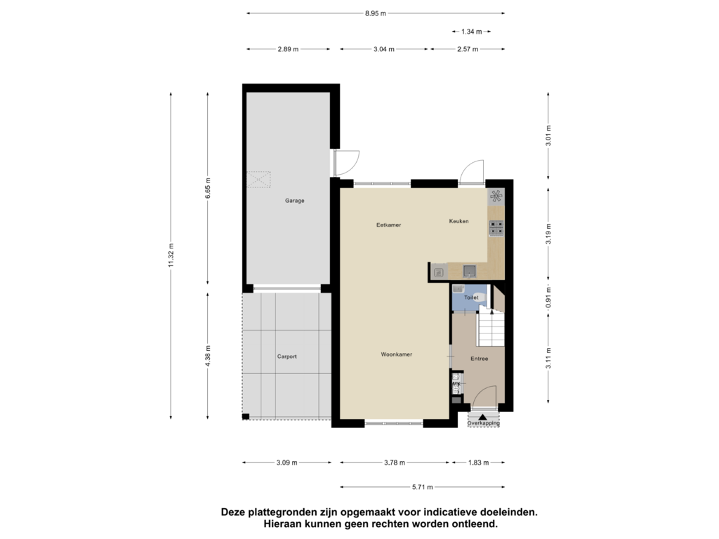 Bekijk plattegrond van Begane Grond van Steenkamplaan 35