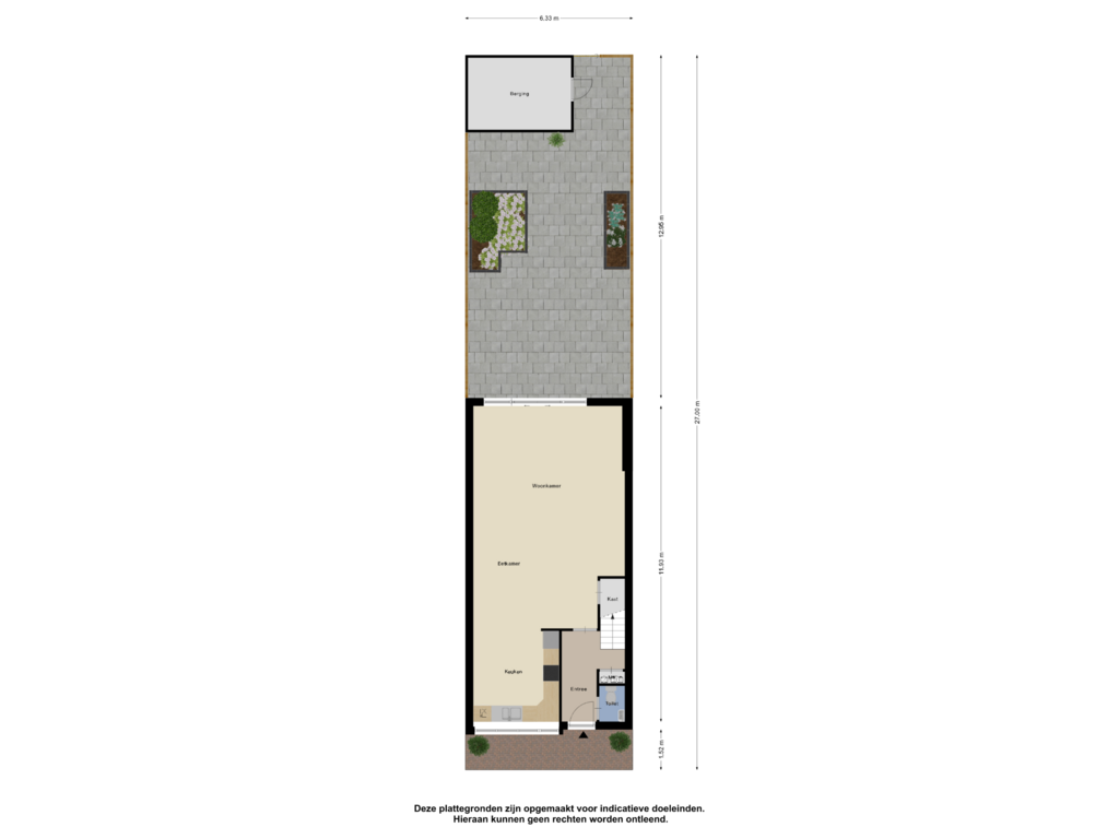 Bekijk plattegrond van Begane grond Tuin van Hagesteinstraat 28