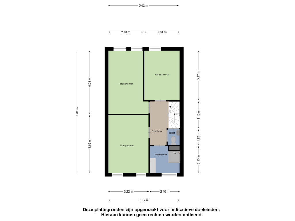 Bekijk plattegrond van Eerste Verdieping van Hagesteinstraat 28