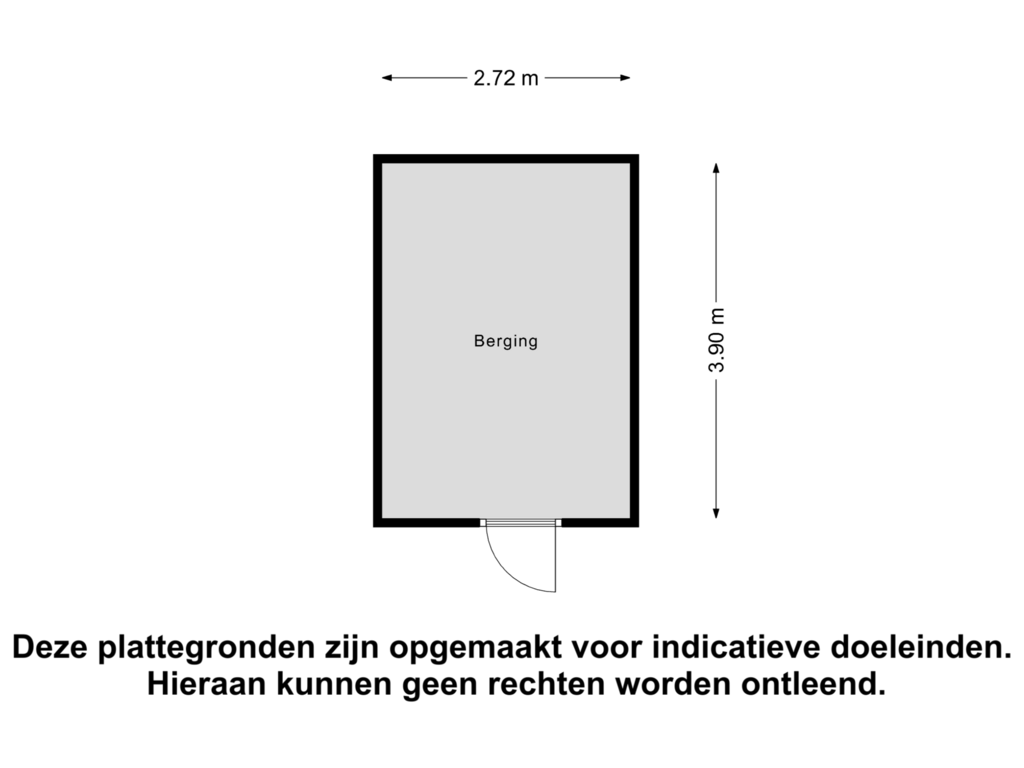 Bekijk plattegrond van Berging van Hagesteinstraat 28