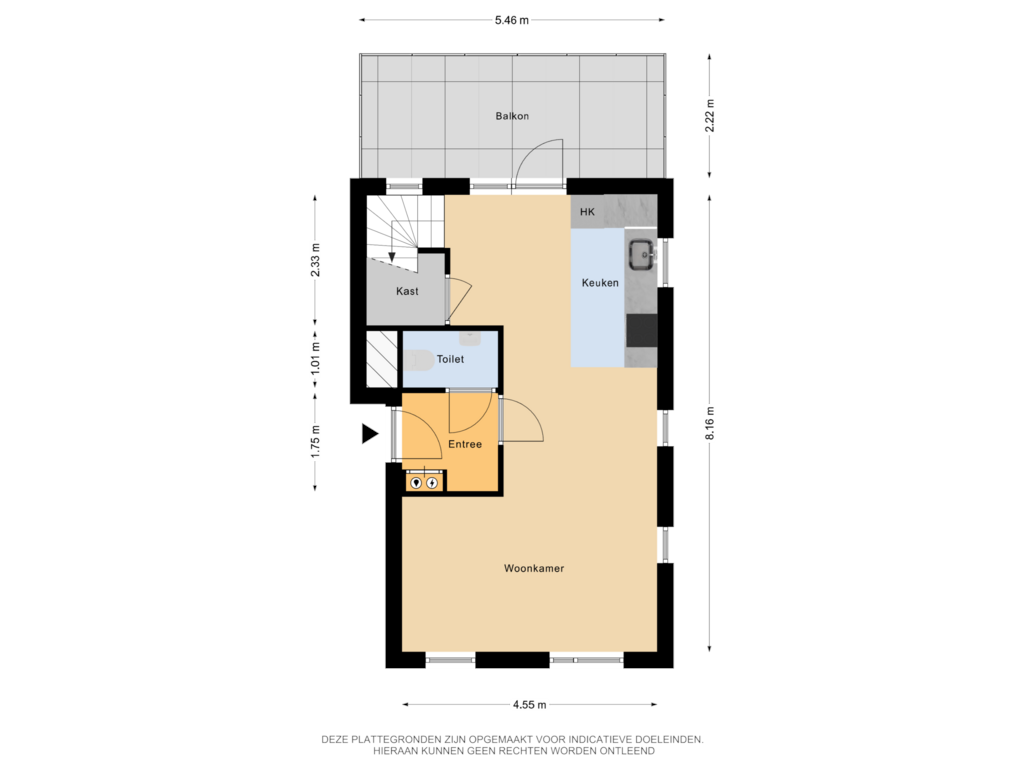 Bekijk plattegrond van 1e verdieping van Zeuven Heuvels 29