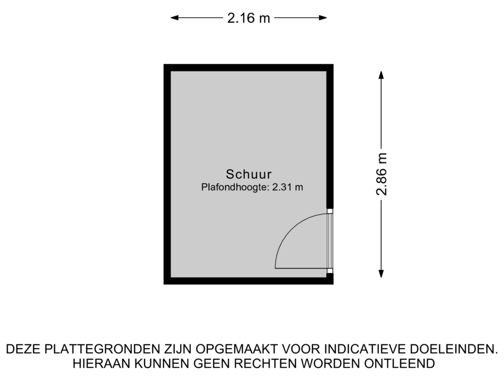 Bekijk plattegrond van Schuur van Zeuven Heuvels 29