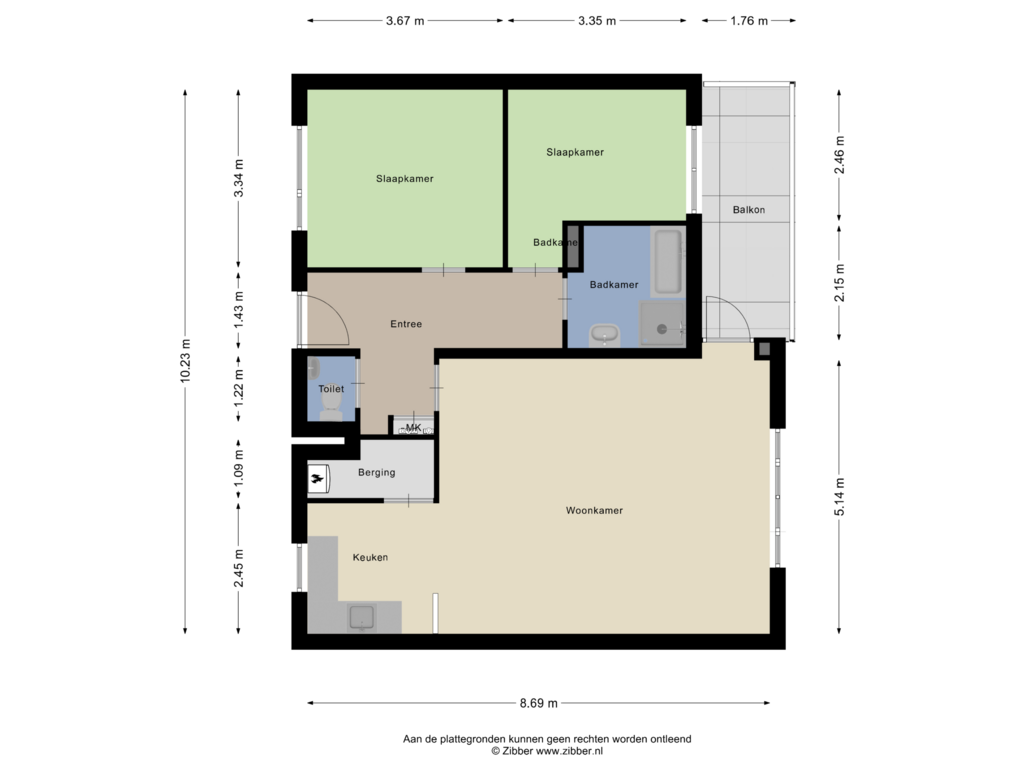 Bekijk plattegrond van Appartement van Stationsplein 16-25