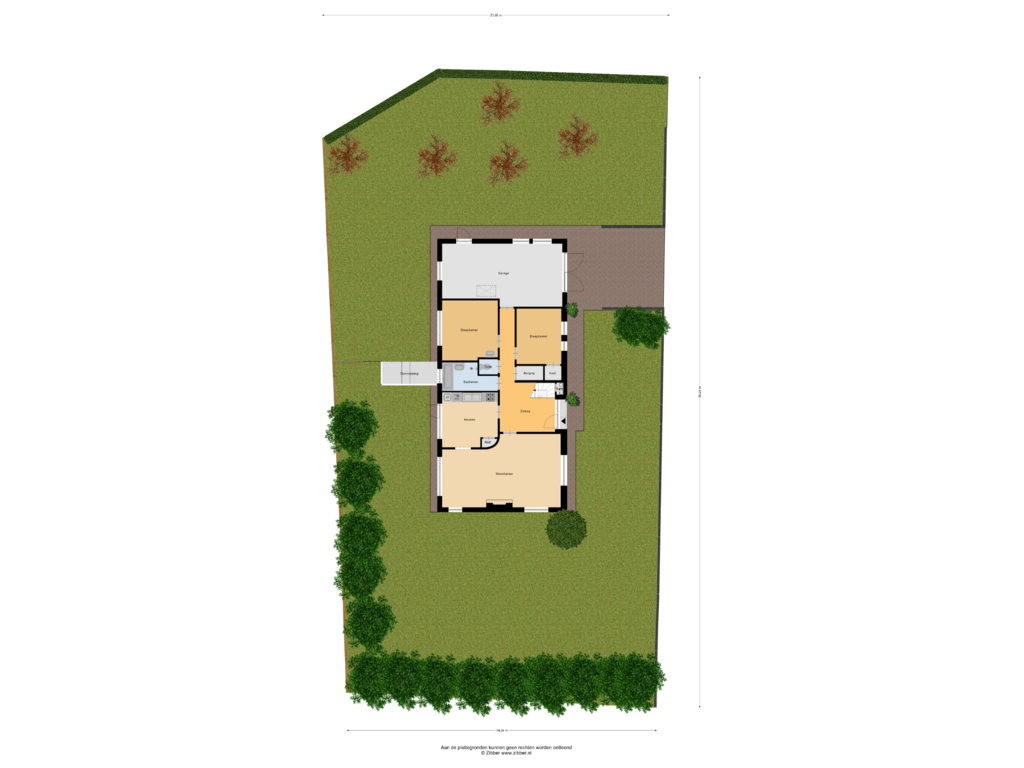 Bekijk plattegrond van Begane grond_tuin van Hoofdstraat 26