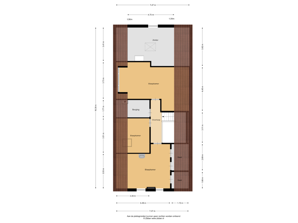 Bekijk plattegrond van Eerste Verdieping van Hoofdstraat 26