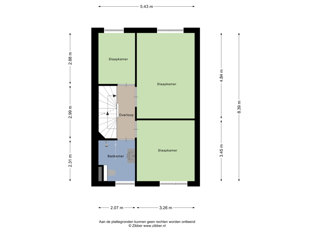 Bekijk plattegrond van Eerste Verdieping van Vissen 5