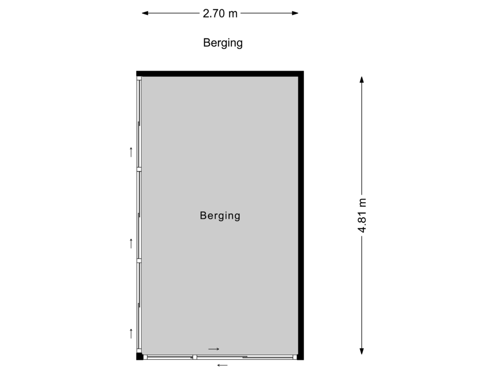 Bekijk plattegrond van Berging van Van der Goespad 10