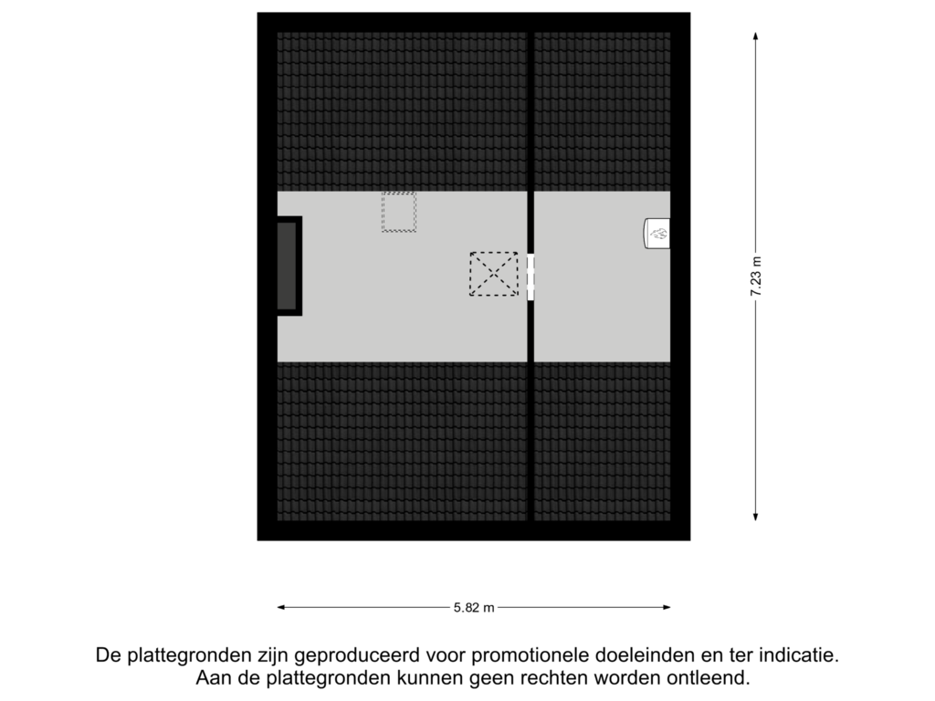 Bekijk plattegrond van Tweede verdieping van Mesdagstraat 28