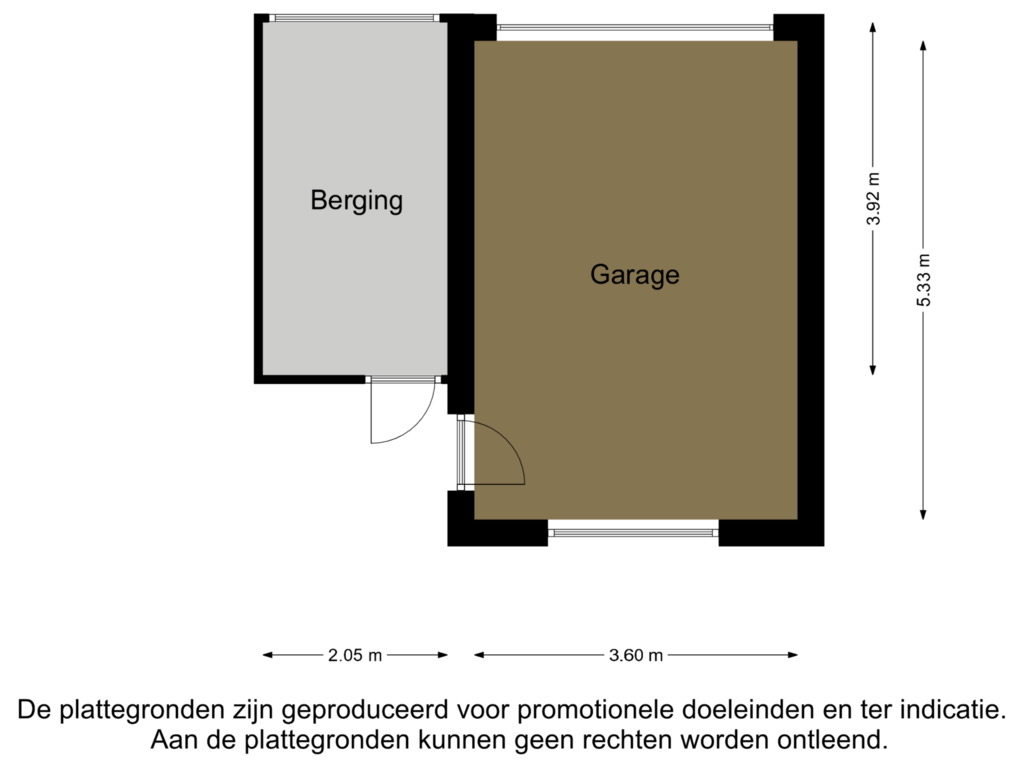 Bekijk plattegrond van Garage van Mesdagstraat 28