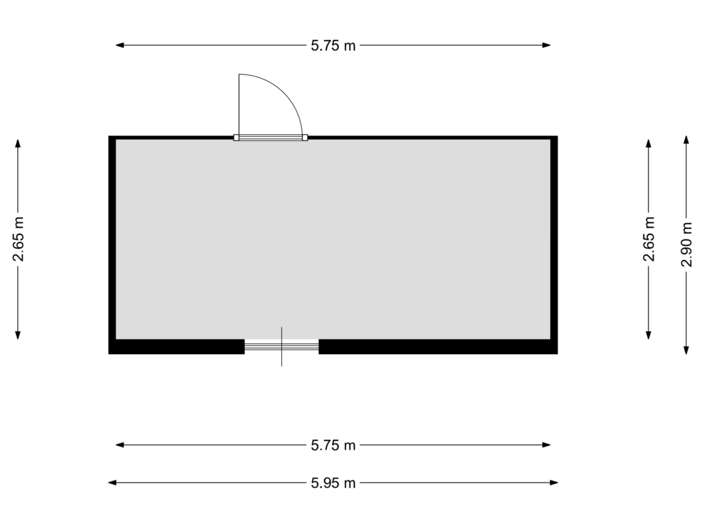 Bekijk plattegrond van Souterrain / onderhuis van Rivierdijk 199