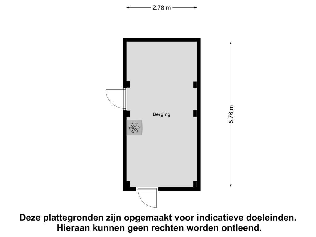 Bekijk plattegrond van Berging van Koekelberg 19