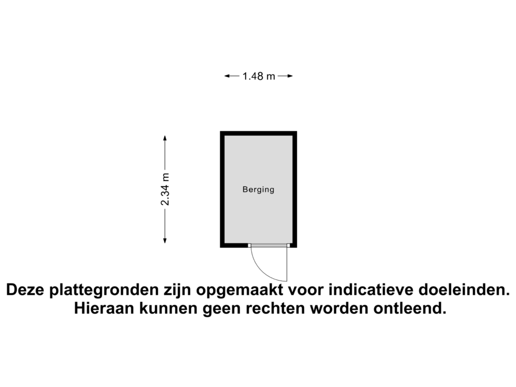 Bekijk plattegrond van Berging van Haagweg 2-F304