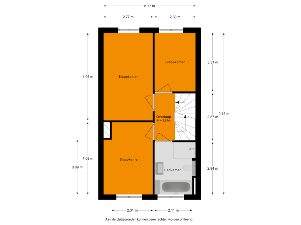 Bekijk plattegrond van 1e Verdieping van Jade 4