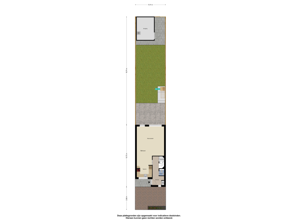 Bekijk plattegrond van Begane Grond_Tuin van Bellefleur 80