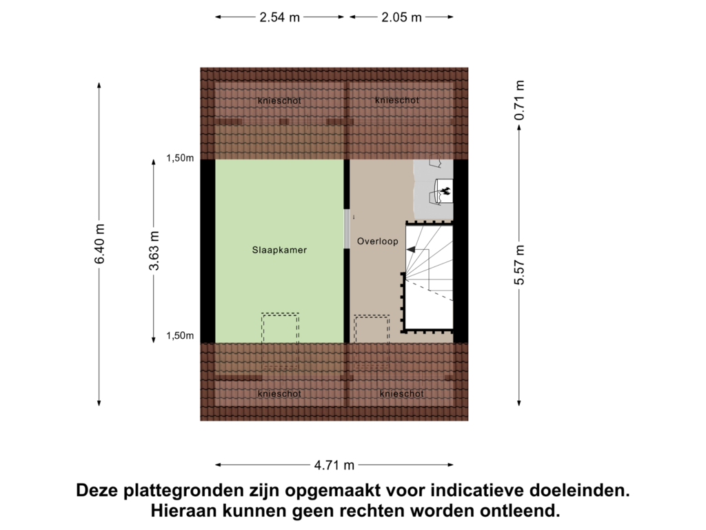 Bekijk plattegrond van Tweede Verdieping van Bellefleur 80