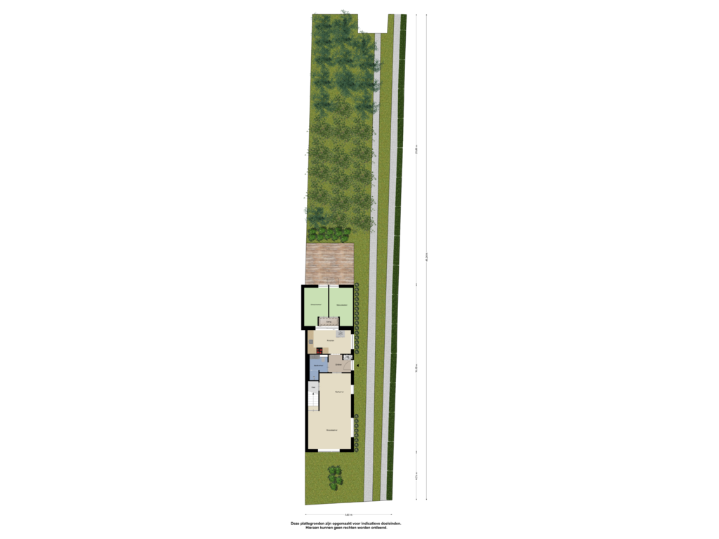 View floorplan of Begane Grond_Tuin of Bredeweg 17