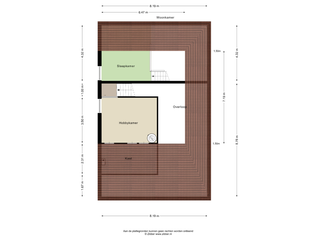 View floorplan of Eerste Verdieping of Rijnvis 61