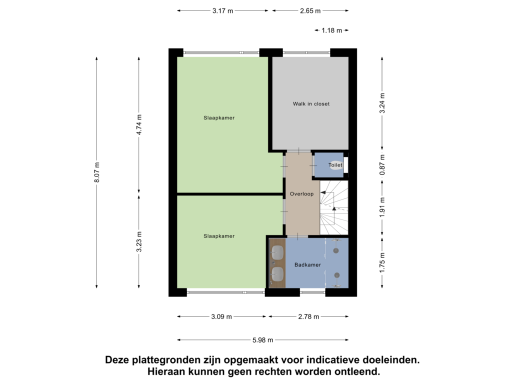 Bekijk plattegrond van Eerste Verdieping van Treilerstraat 54