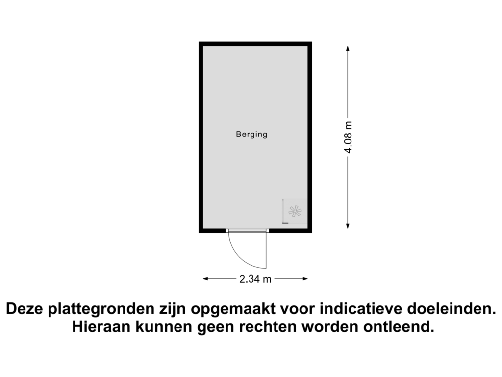 Bekijk plattegrond van Berging van Treilerstraat 54