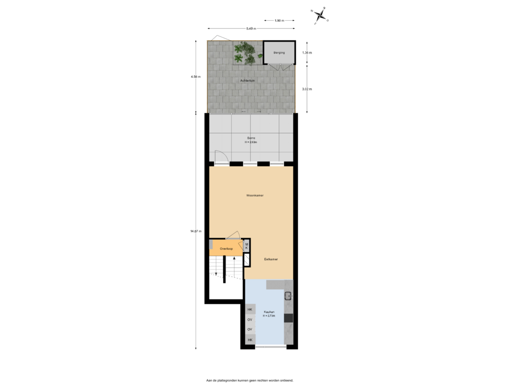 Bekijk plattegrond van Situatie van Hoefkade 753