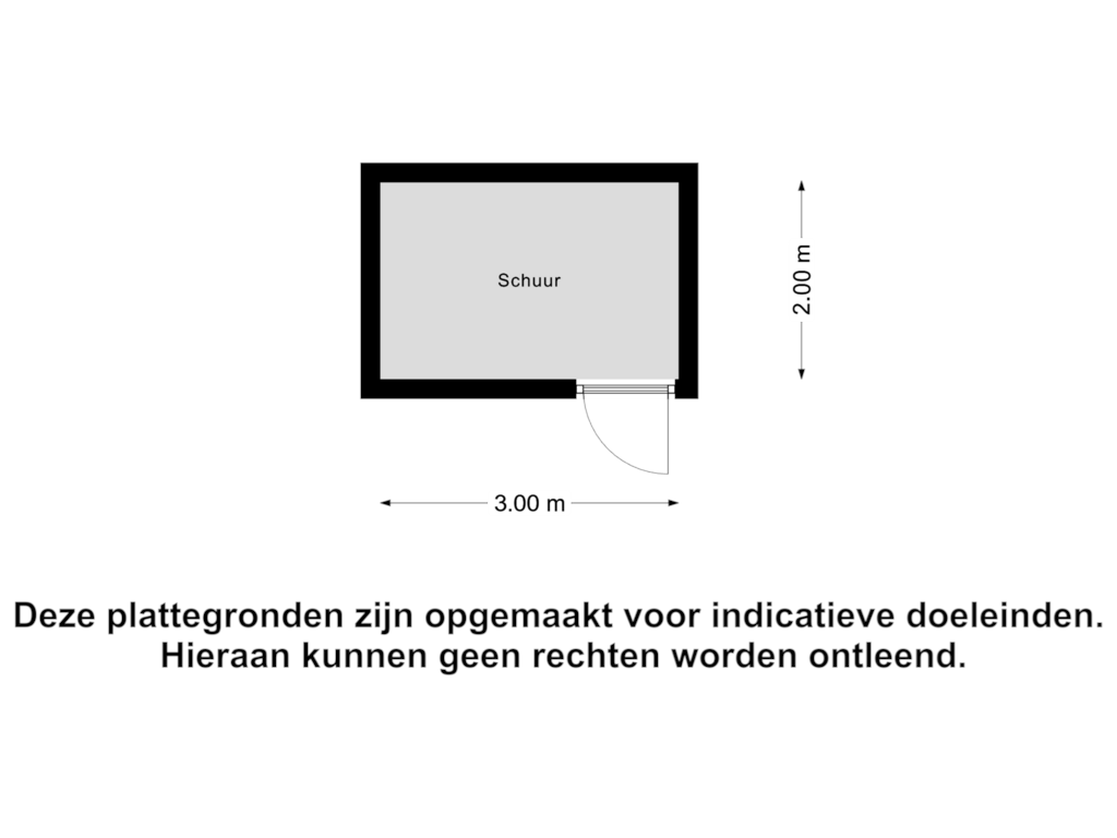 Bekijk plattegrond van Schuur van Boschweg 36