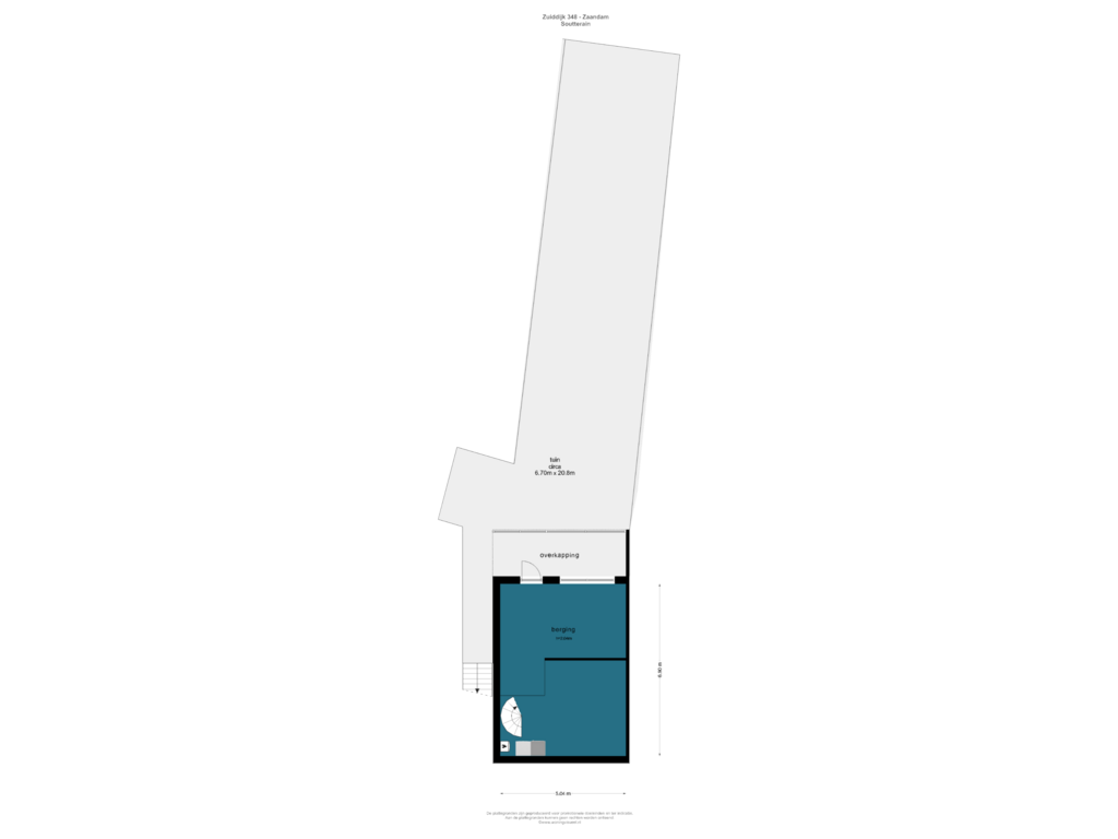 Bekijk plattegrond van SOUTERRAIN van Zuiddijk 348