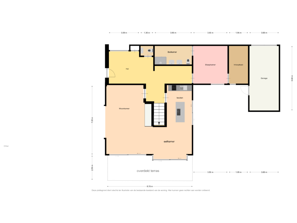 Bekijk plattegrond van Begane grond van Vijverweg 23