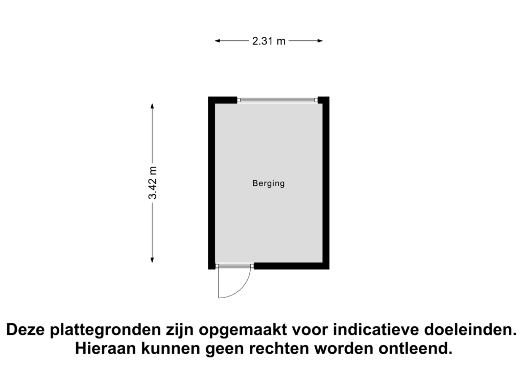 Bekijk plattegrond van Berging van Van Ostadelaan 54