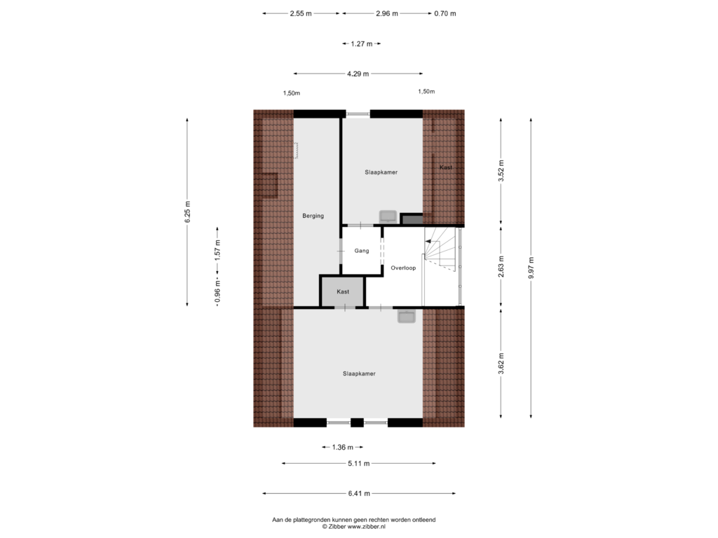 Bekijk plattegrond van Tweede Verdieping van Potgieterstraat 48