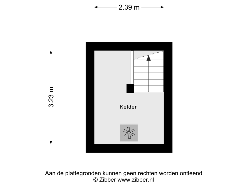 Bekijk plattegrond van Kelder van Potgieterstraat 48