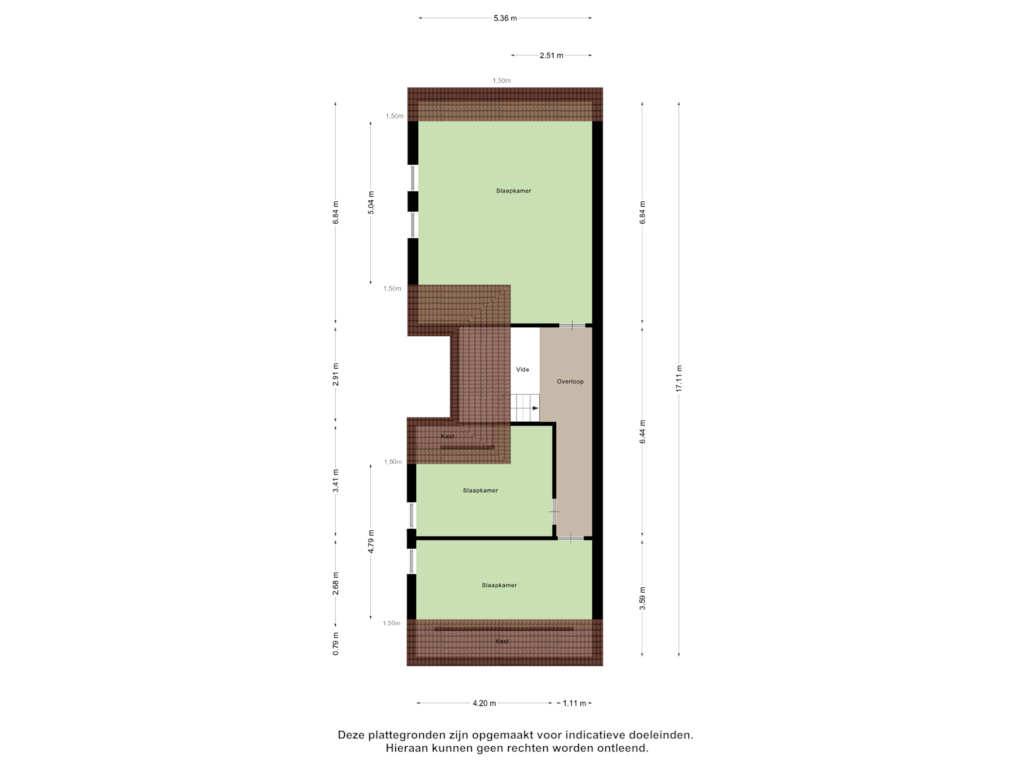 View floorplan of Eerste verdieping of Zuiderdiep 293