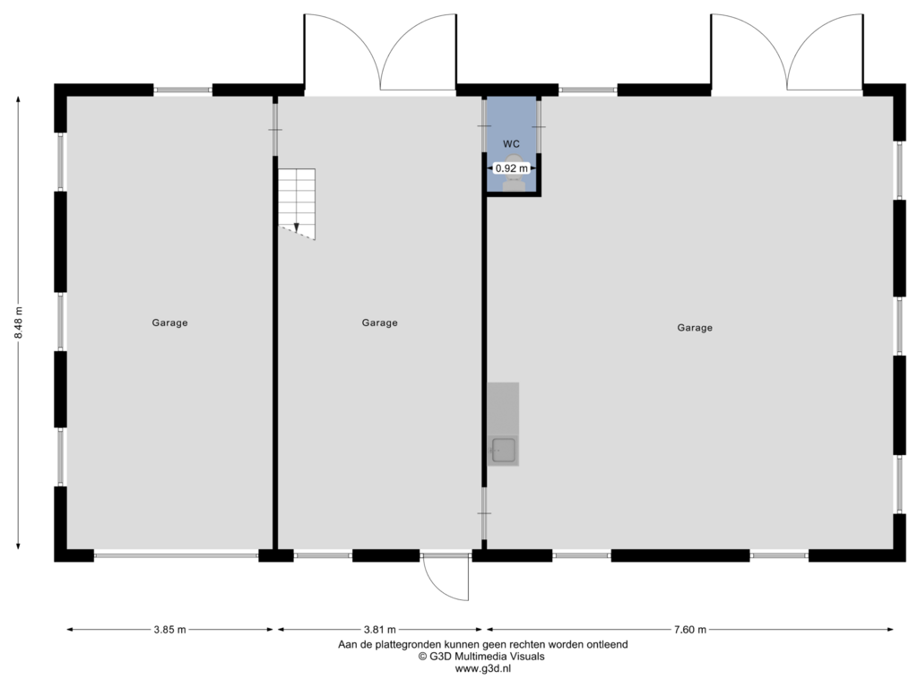 Bekijk plattegrond van Garage van Grote Heistraat 29