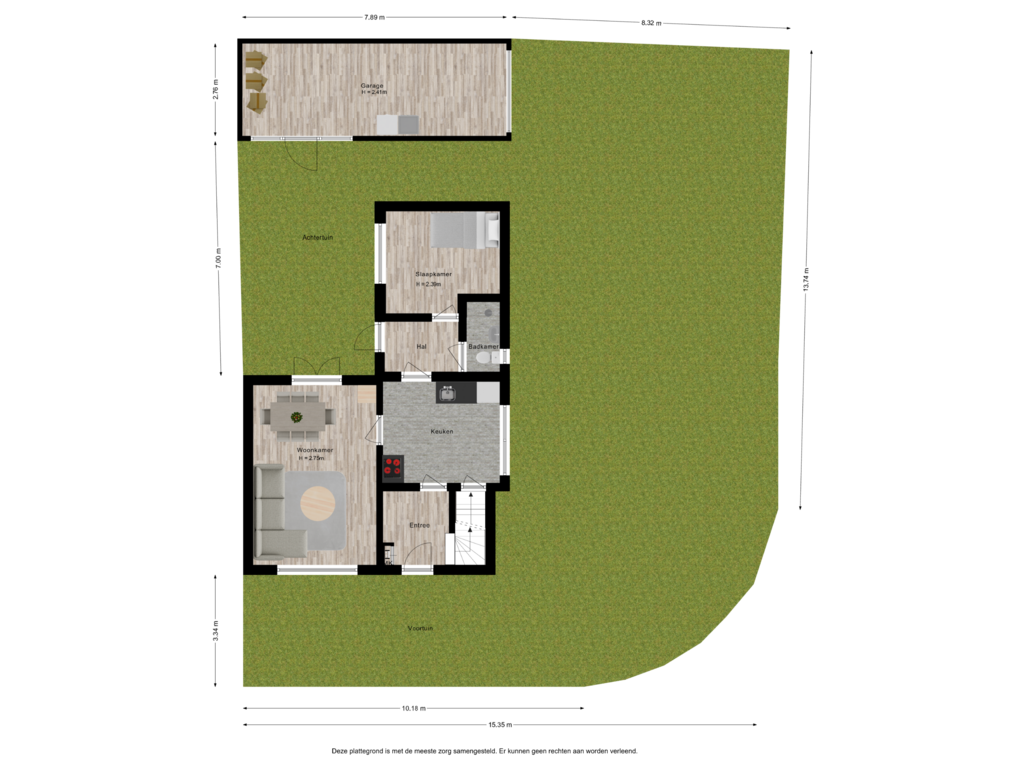 Bekijk plattegrond van Situatie van Harderwijkerweg 79