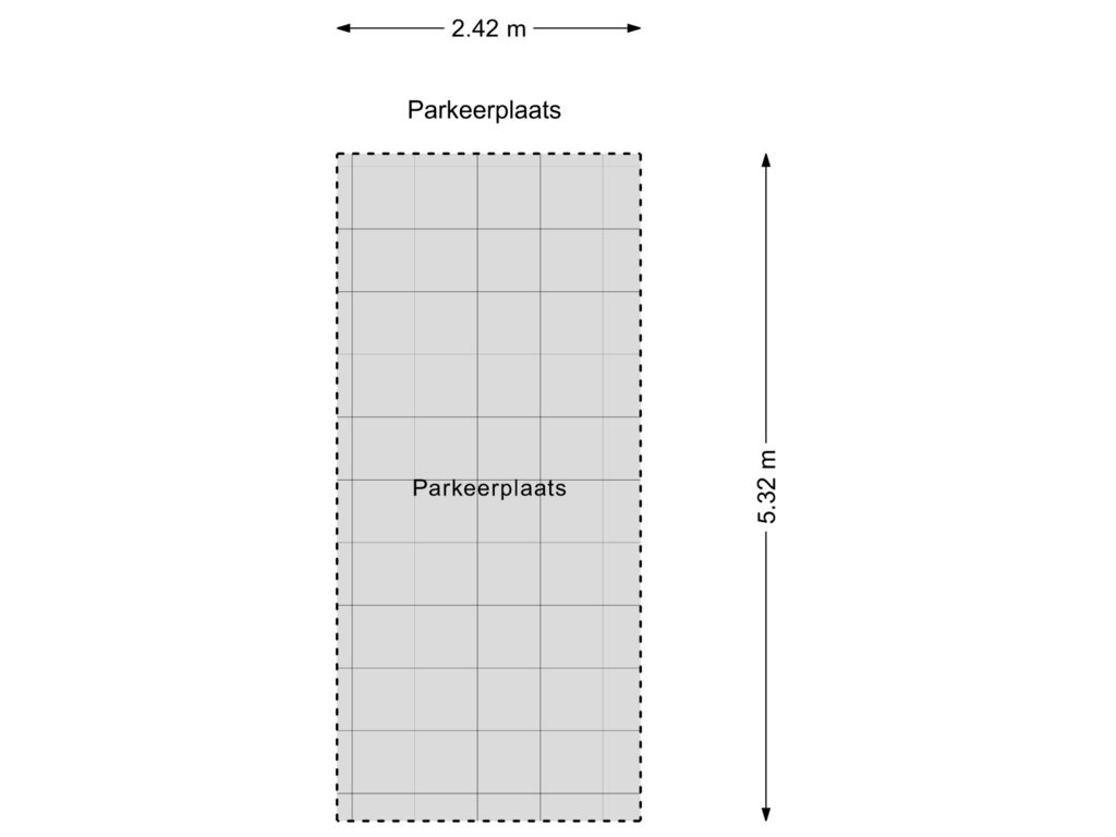 Bekijk plattegrond van Parkeerplaats van Oostmeerlaan 132