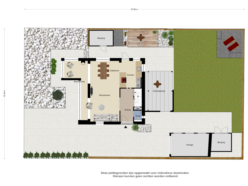 Bekijk plattegrond van Begane Grond _Tuin van Kakertsweg 48