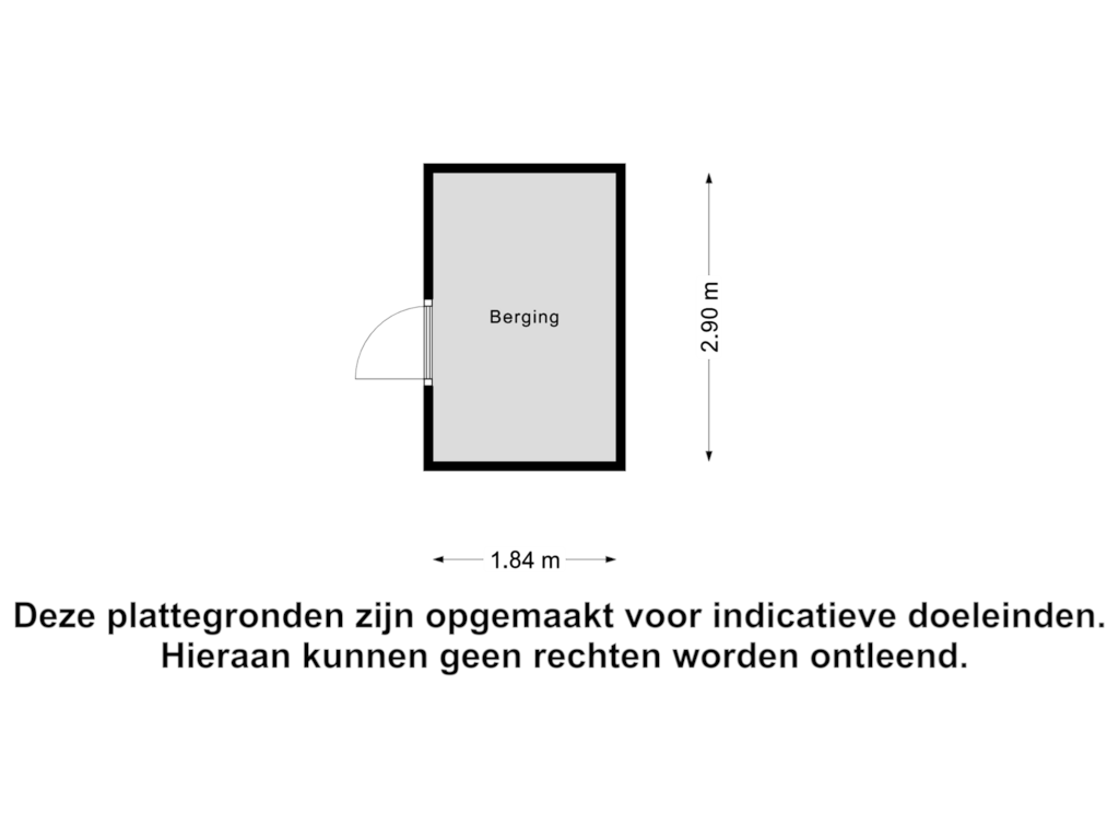 Bekijk plattegrond van Berging van Kakertsweg 48