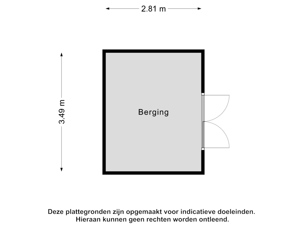 Bekijk plattegrond van Berging van Jan de Wittestraat 71