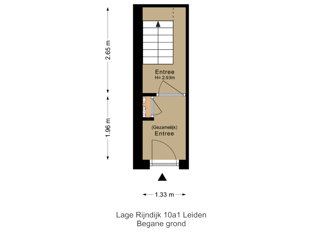 View floorplan of Begane Grond of Lage Rijndijk 10-A1