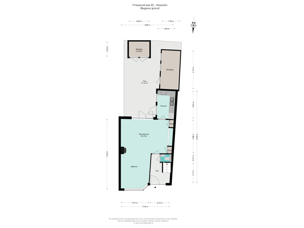 Bekijk plattegrond van Begane_grond van Friezenstraat 22