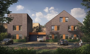 Foto van Willemskwartier fase 2b Twee-onder-een-kapwoningen 2-onder-1-kapwoning