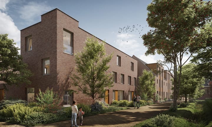 Image of Willemskwartier fase 2b Drielaagse eengezinswoningen (hoek) Corner house