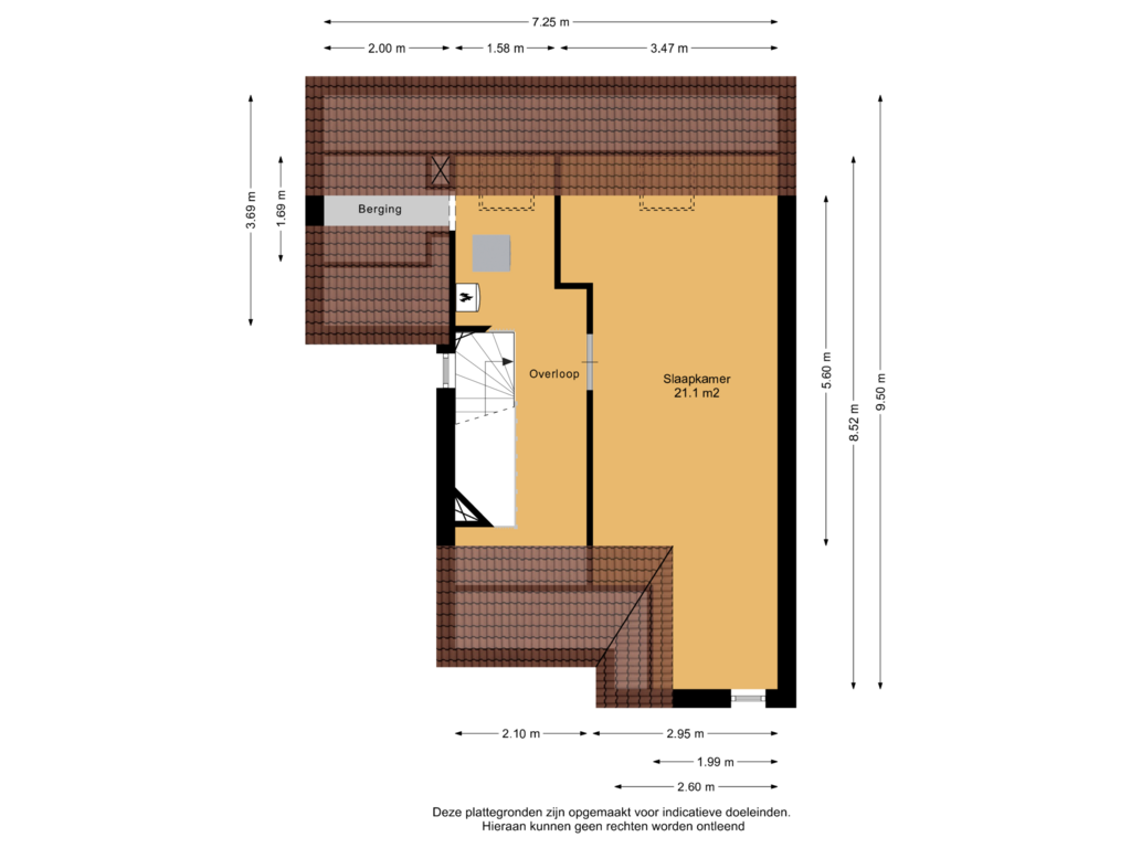 Bekijk plattegrond van 2e Verdieping van Robijnhoven 57